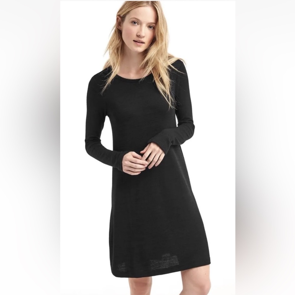 Softspun Swing Dress Black